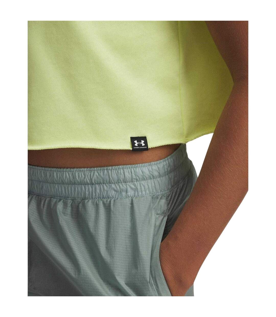 Polo Motif/style Icône Femme Jaune Blanc Under Armour-3