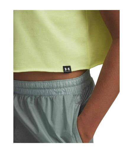 Polo Motif/style Icône Femme Jaune Blanc Under Armour