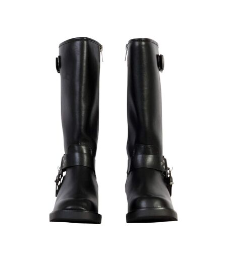 Bottes à Talon à Zip Xti