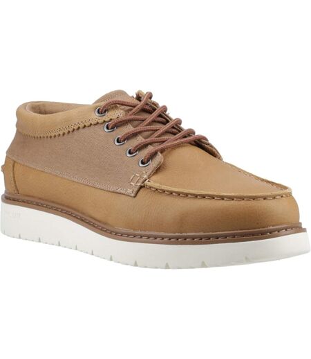 Mens Trvl Lite Leather Trainers Tan Toms
