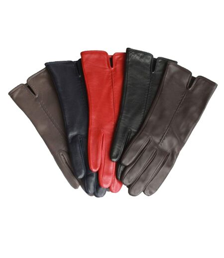 Eastern Counties Leather Womens/Ladies Tess Single Point Stitch Gloves (Brown)