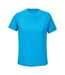 Womens/ladies Performance Ripstop T-shirt Aqua SOLS-1