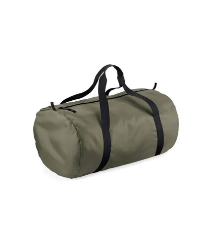 Bagbase Barrel Packaway Duffle Bag (Olive/Black) (One Size) - UTBC5498