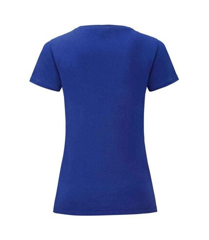 T-shirt iconic femme cobalt Fruit of the Loom Fruit of the Loom