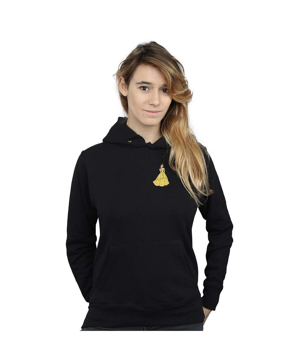 Disney Princess - Sweat à capuche BELLE CHEST - Femme (Noir) - UTBI12478-2