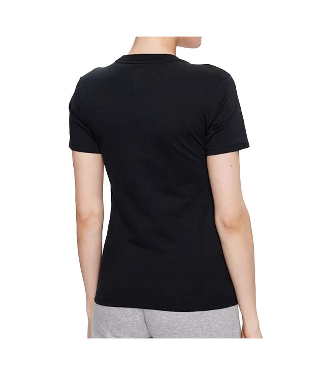 T-shirt Noir Femme Converse Sneaker - L-2