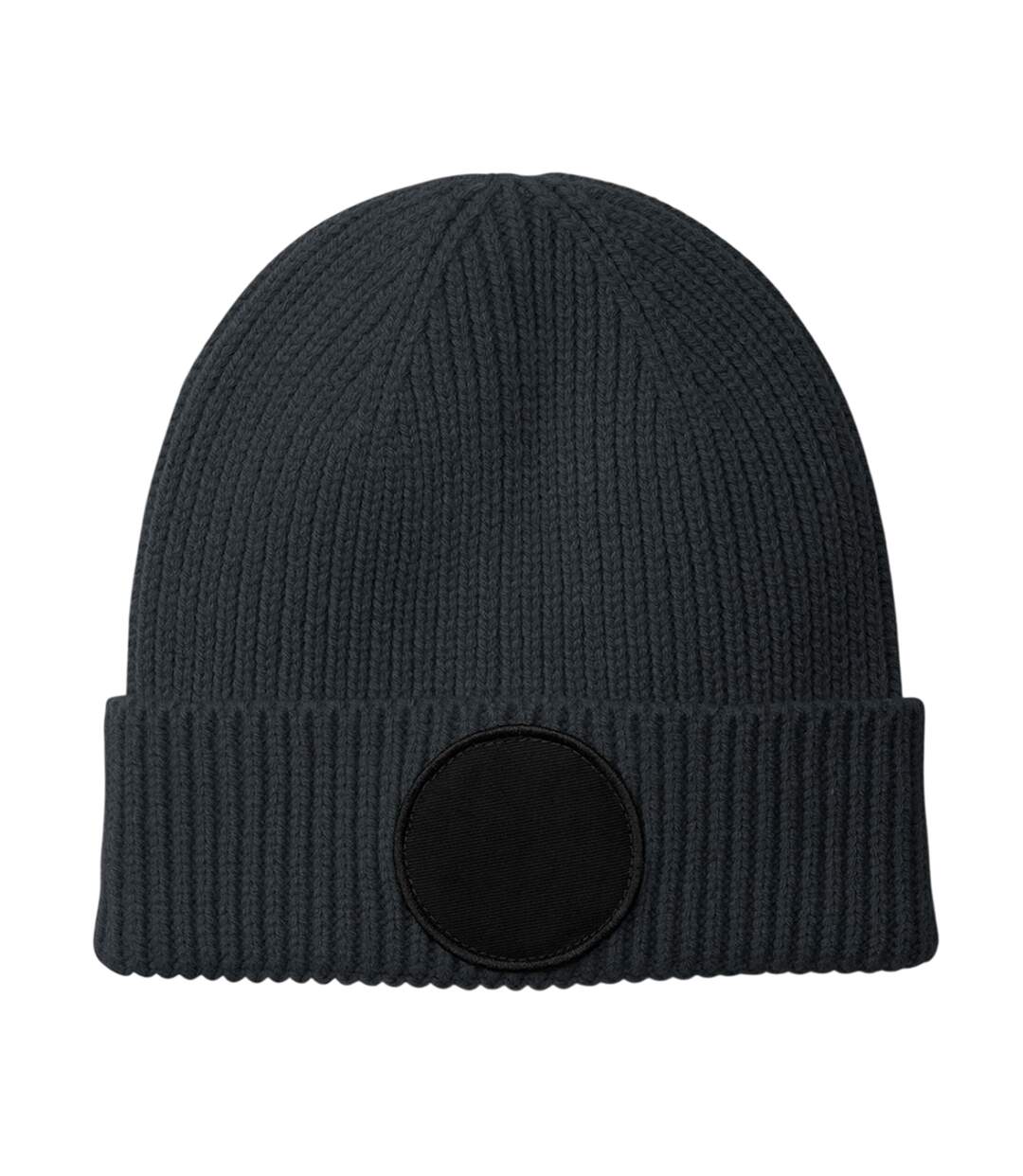 Bonnet Fashion Gris Foncé Noir Beechfield-1