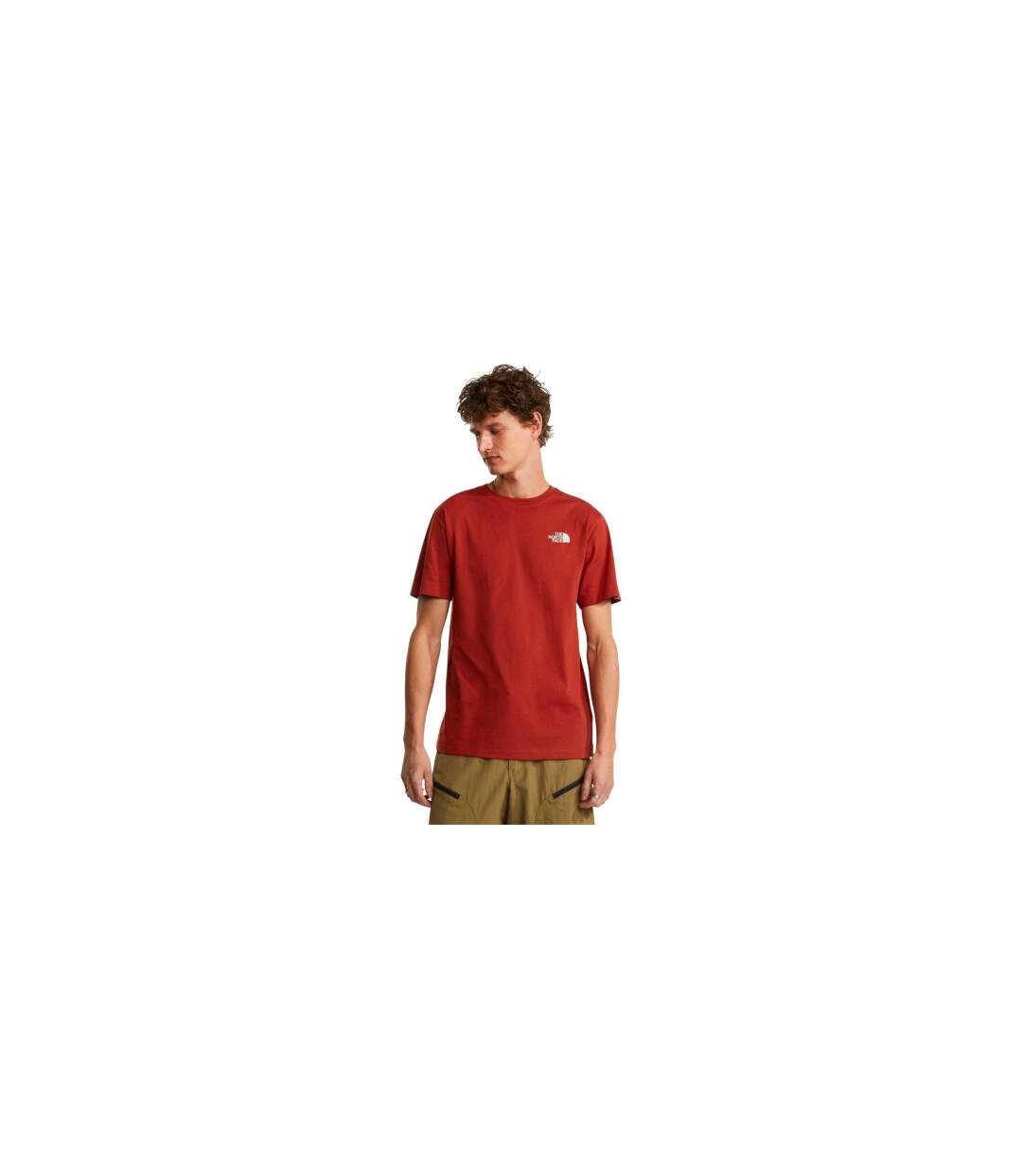 Mens Vertical Performance T-shirt Iron Clay The North Face-1