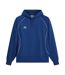 Mens Panelled Hoodie Classic Blue Brilliant White Umbro-1