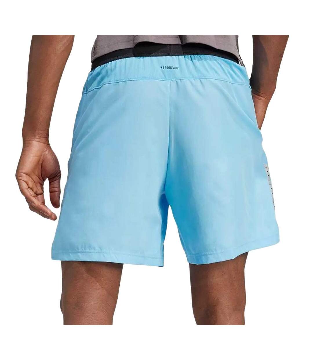 Short bleu homme adidas ir5881-2
