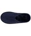 Isotoner Chaussons Mules homme en cuir et interieur ultra doux en fausse fourrure-3