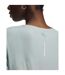T-shirt Trail Run Femme Bleu Vert Under Armour-3