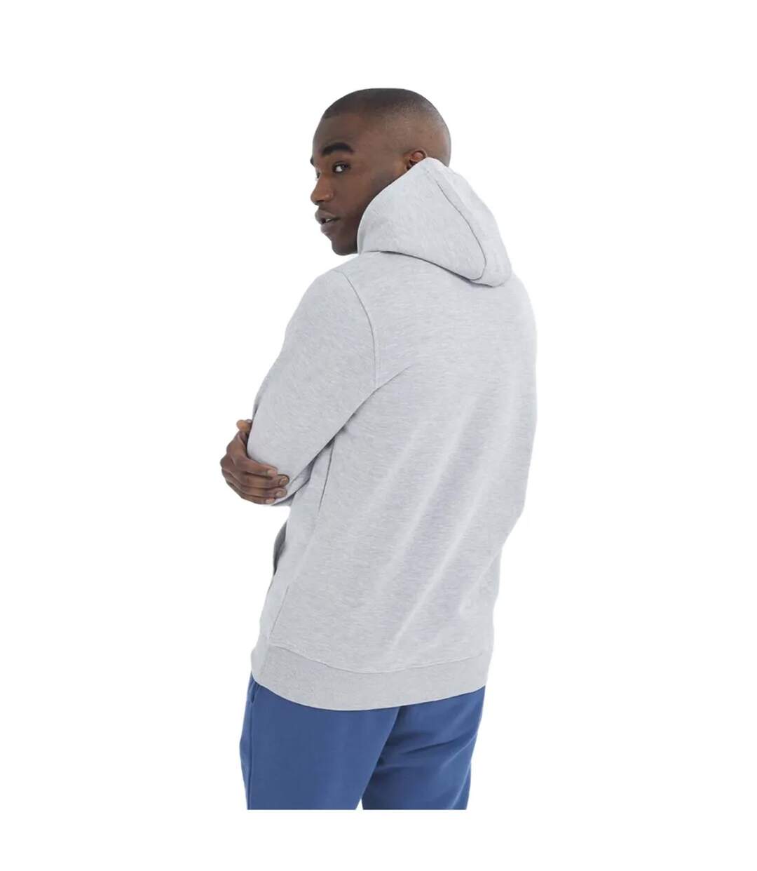 Sweat À Capuche Motif/style Logo Homme Gris Chiné Ellesse-3