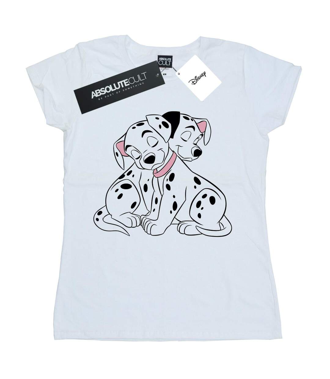 Disney - T-shirt DALMATIANS PUPPY LOVE - Femme (Blanc) - UTBI15891-1