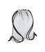 BagBase Unisex Reflective Gymsac (Silver Reflective) (One Size) - UTPC4074-1
