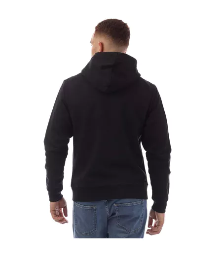 Mens Route 66 Full Zip Hoodie Black Modern Amusement