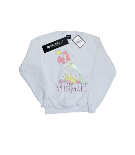 Disney Sweatshirt The Little Mermaid Faded Nostalgia Femme/Femme (Blanc) - UTBI49426