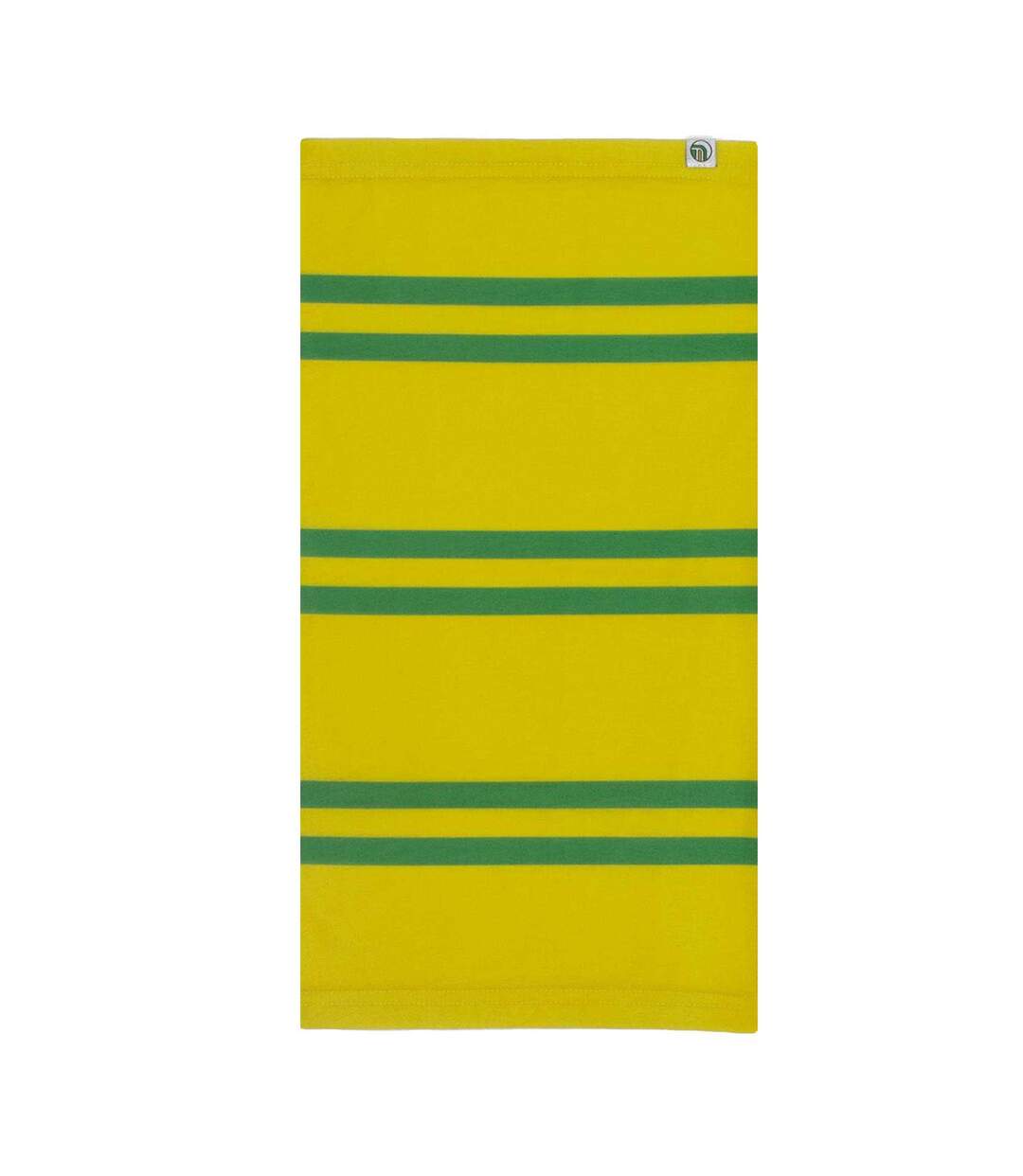Snood Motif/style Rayé Manchester Taille Unique Jaune Fan Originals-2