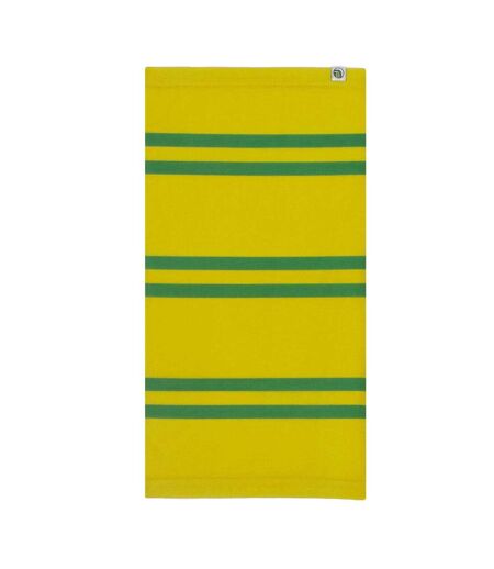 Snood Motif/style Rayé Manchester Taille Unique Jaune Fan Originals