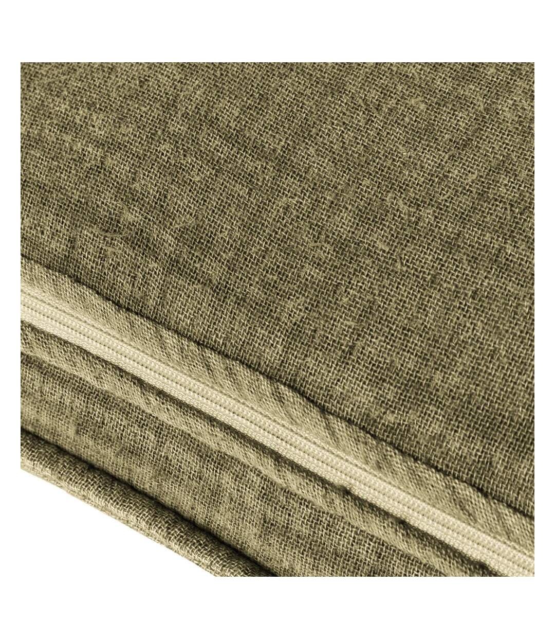 Ribble acid wash cushion cover 40cm x 60cm khaki Yard-3