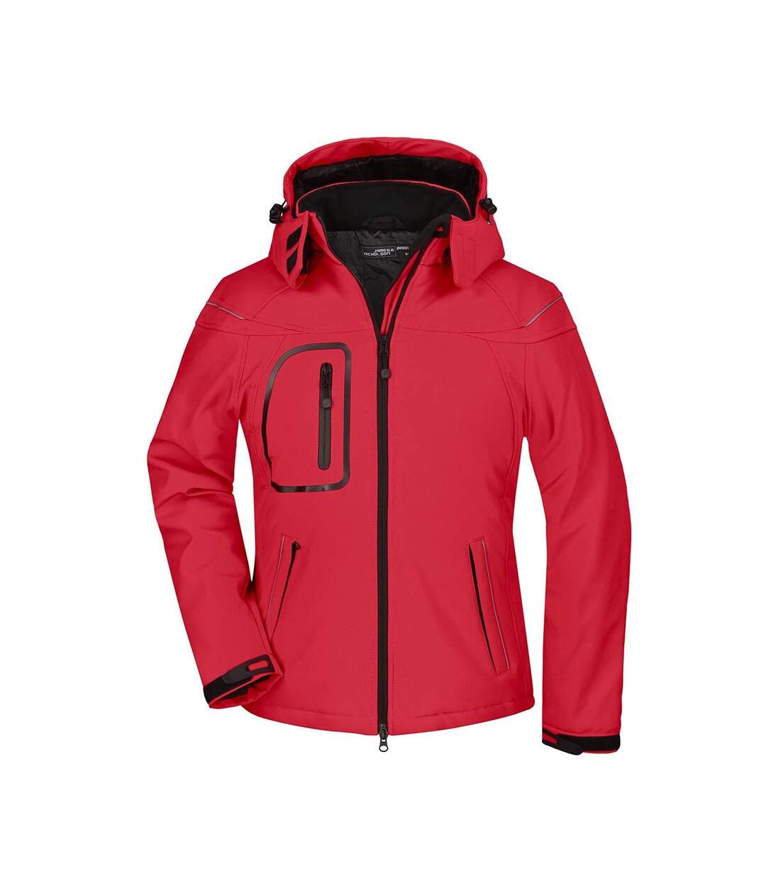 Veste Softshell Femme Rouge James And Nicholson-1