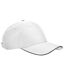 Casquette De Baseball Team Sports-tech Blanc Bleu Marine Français Beechfield-2