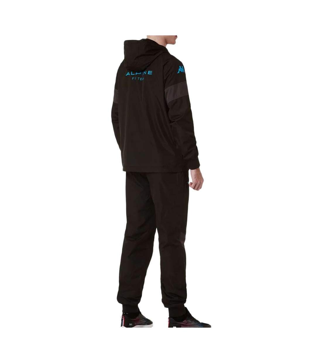 Survêtement noir/turquoise homme kappa astaedy - xxl-2