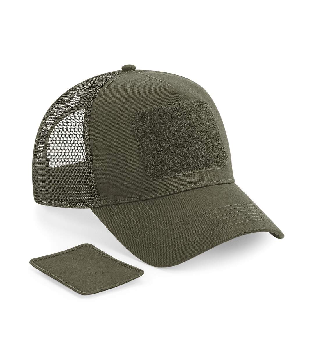 Casquette ajustable adulte vert kaki Beechfield-1