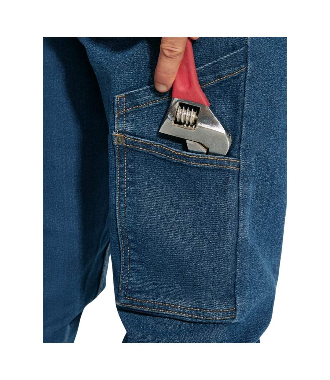 Jean Raptor Adulte Bleu Jean Roly Workwear-3