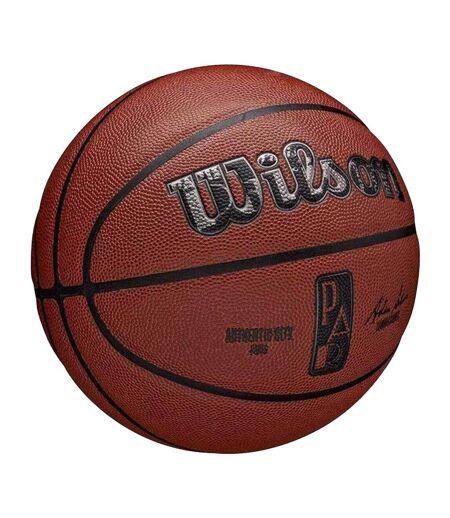 Ballon De Basket Motif/style Nba Authentic City Paris Taille 7 Marron Wilson