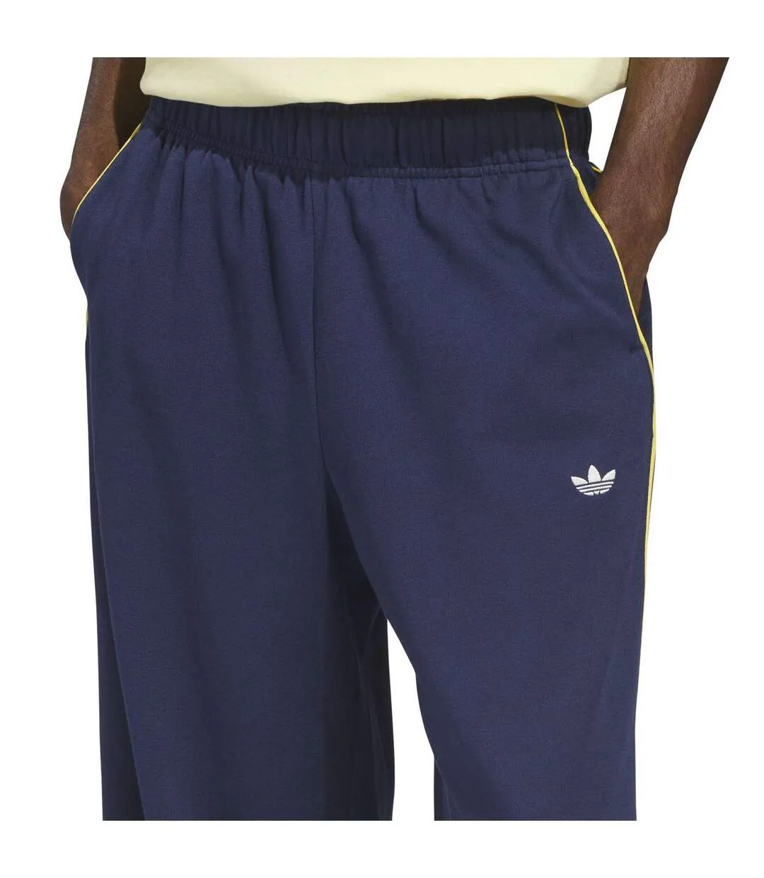 Pantalon De Jogging Tissé Originals À Rayures Latérales Coupe Décontractée Pour Homme Bleu Foncé Adidas-4