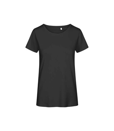 T-shirt Premium Femme Charbon Uni Promodoro