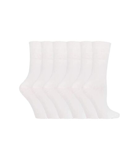 6 Paires Chaussettes Femme Coton sans Élastique