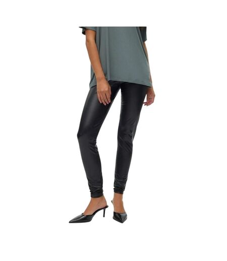 Womens/ladies Tight Leggings Black Vero Moda
