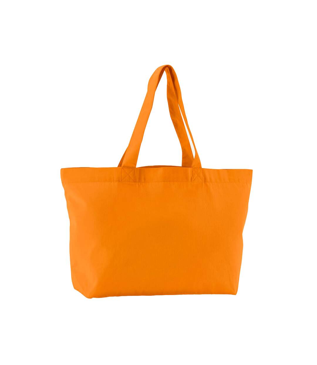 Twill Organic Shopper Bag One Size Orange Westford Mill-1