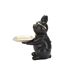 Vide-Poche Statuette Bulldog 23cm Noir-3