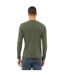 Bella + Canvas Unisex Adult Jersey Long-Sleeved T-Shirt (Military Green)