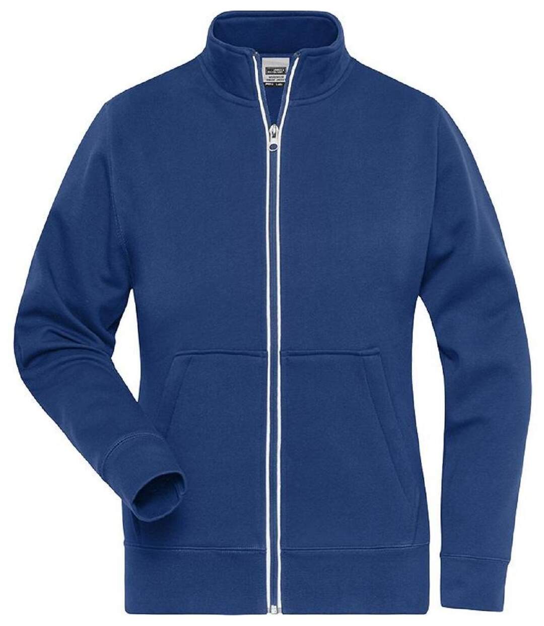 Veste sweat zippée workwear - Femme - JN1809 - bleu roi foncé