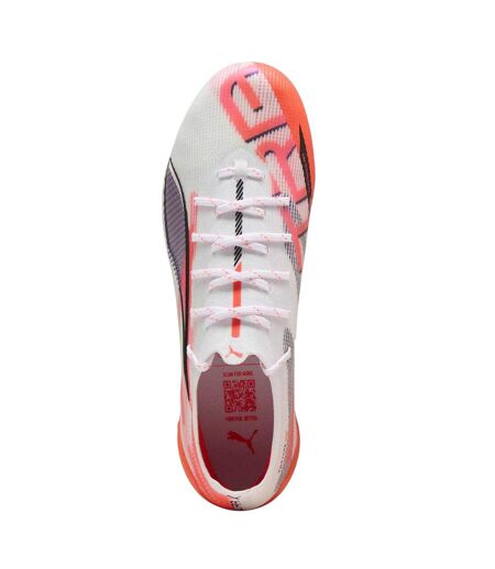 Womens/ladies Ultra Ultimate Firm Ground Football Boots White Red Puma