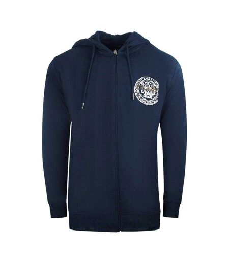 Mens Circle Full Zip Hoodie Navy Cavalli Class