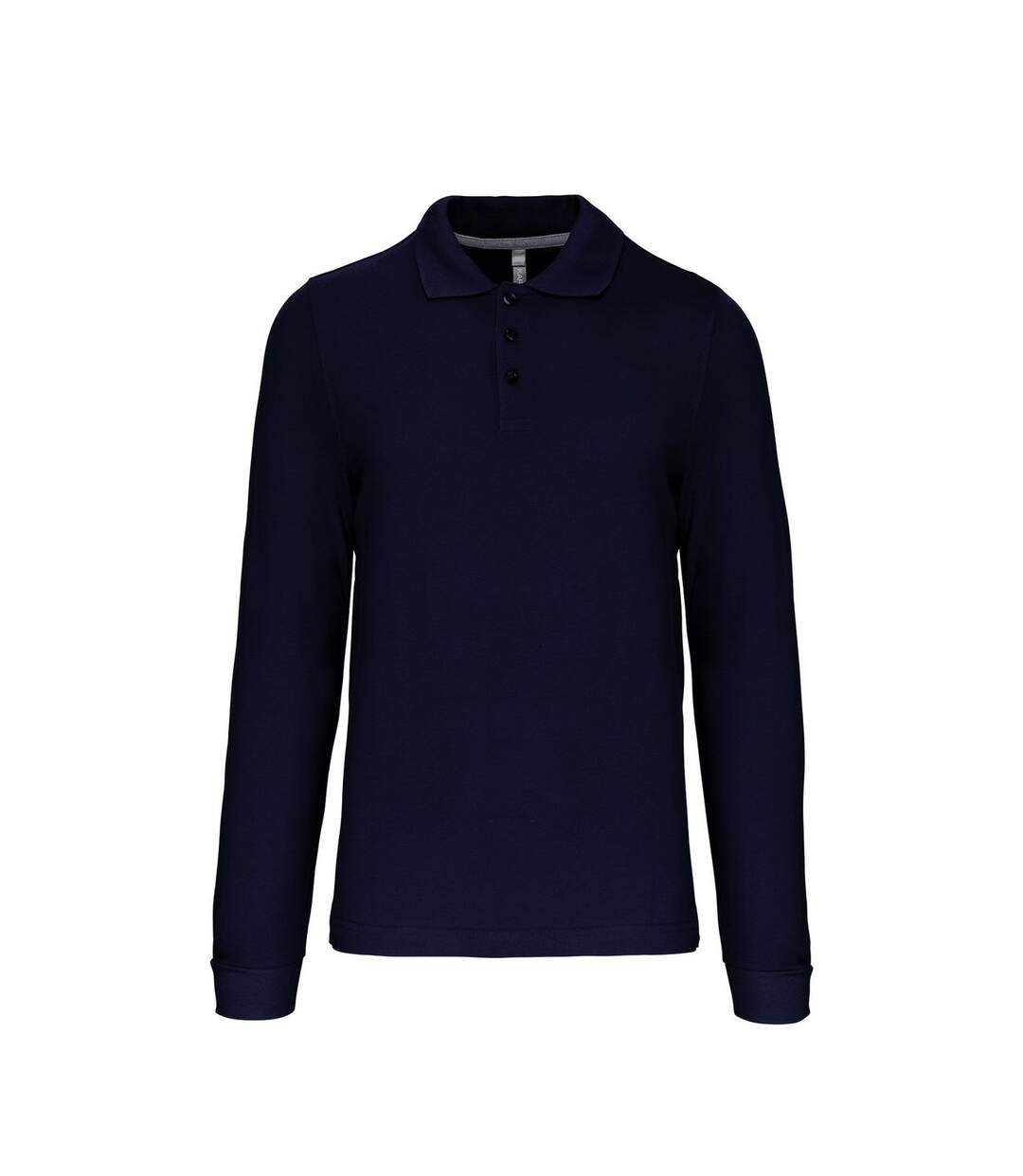 Polo manches longues - Homme - K243 - bleu marine