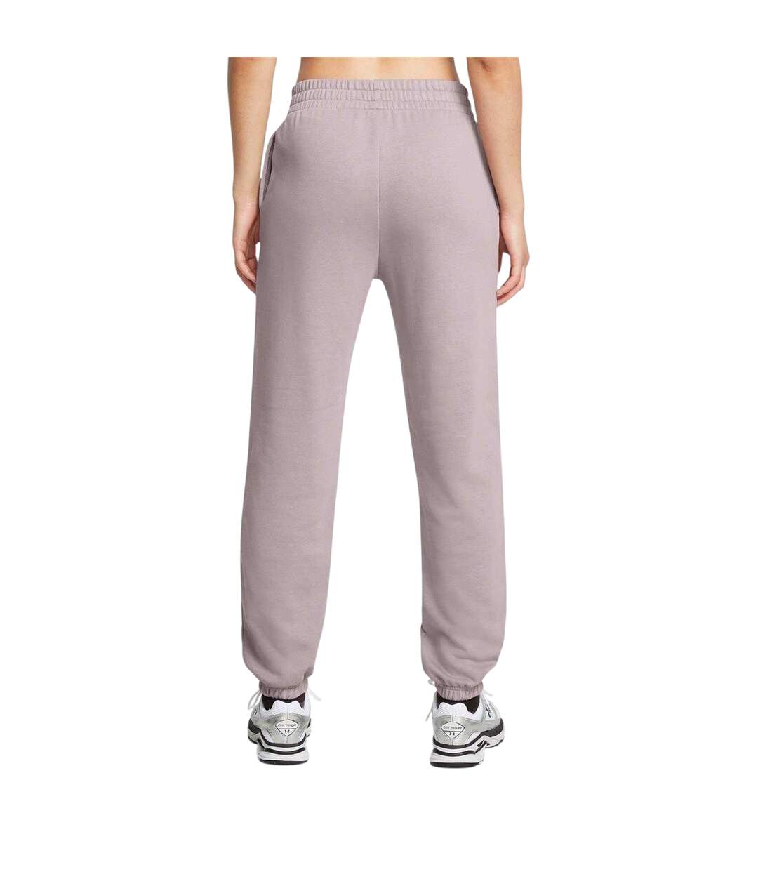 Womens/ladies Rival Terry Joggers Grey Under Armour-4