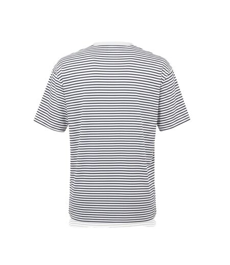 T-shirt Motif/style Rayures Contrastées Utility 2.0 Adulte Bleu Marine Blanc Premier