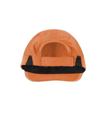 Spiro Unisex 2 Panel Sport Baseball Cap (Orange/Black) - UTPC2308