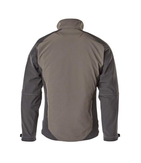 Mens Unique Dresden Soft Shell Jacket Dark Anthracite Black Mascot
