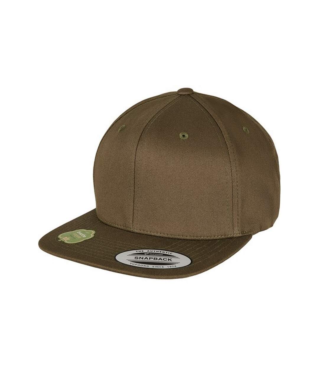 Casquette ajustable flexfit adulte vert kaki foncé Yupoong-1