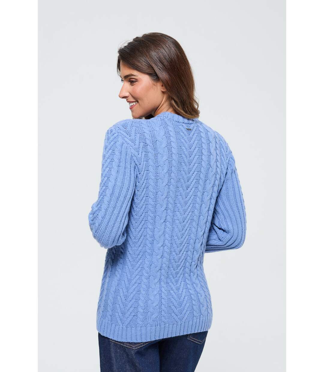 Pull Cofoncy Sky Blue Chiné-5
