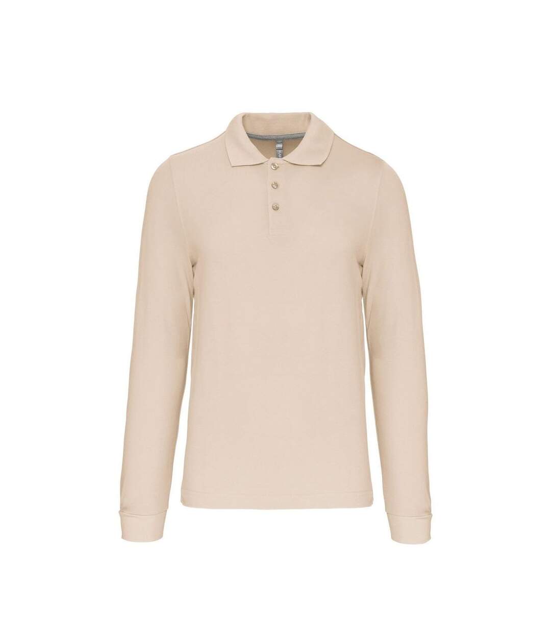 Polo manches longues - Homme - K243 - beige