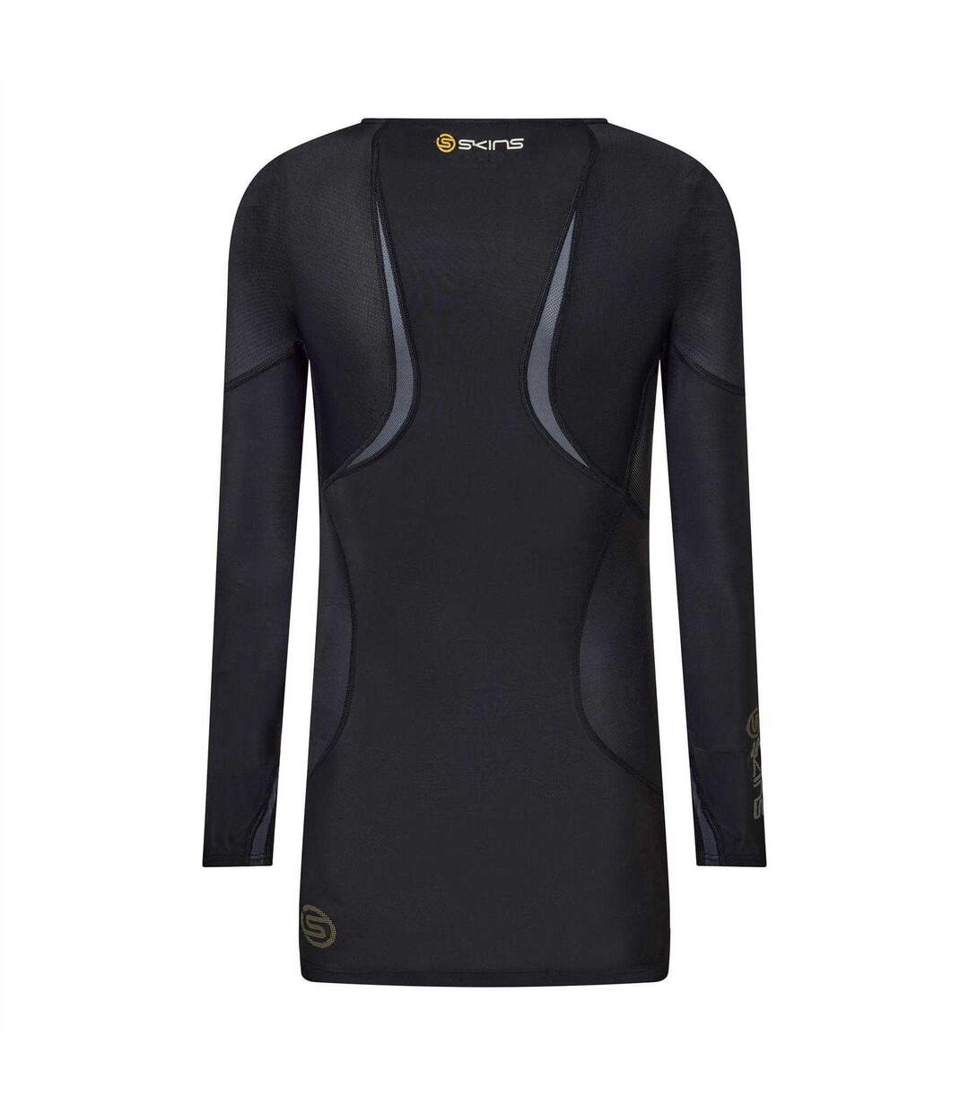 Haut Manches Longues Motif/style Uni G400 Homme Noir Jaune Skins-2