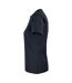 Womens/ladies Premium T-shirt Black Clique-3